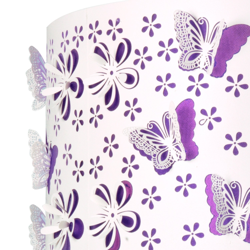 ONLI - Detský luster TITILLA 1xE27/22W/230V fialová/biela