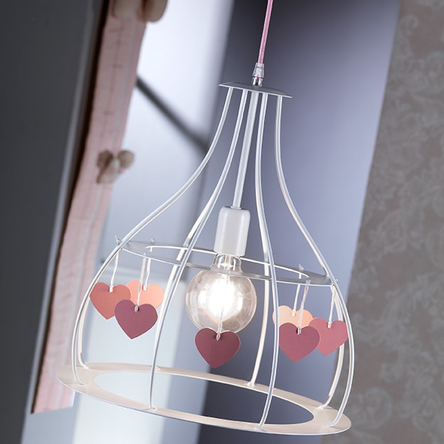 ONLI - Detský luster TITTA 1xE27/22W/230V ružová