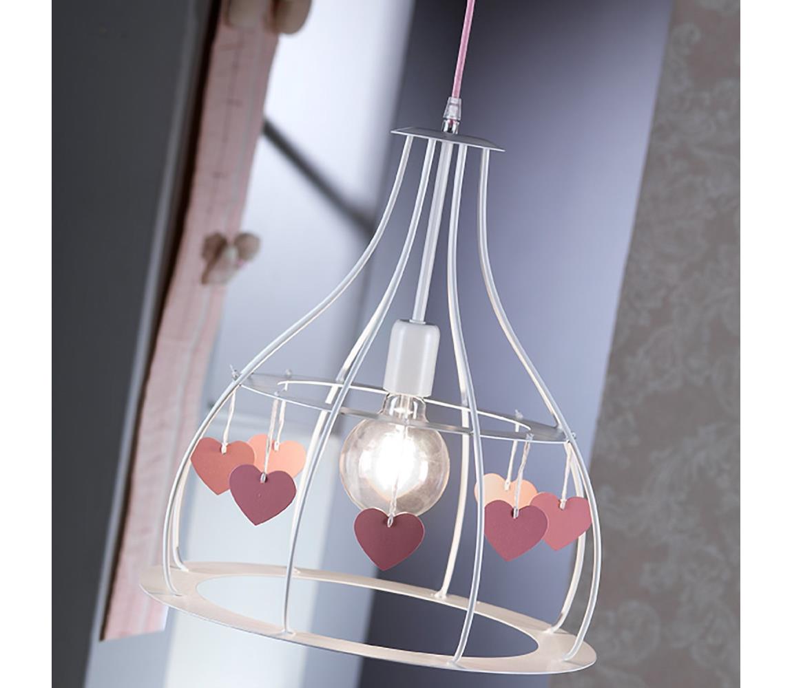 ONLI - Detský luster TITTA 1xE27/22W/230V ružová 4929/S