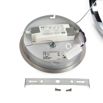 ONLI - LED Luster na lanku LOOP LED/40W/230V 4000K lesklý chróm