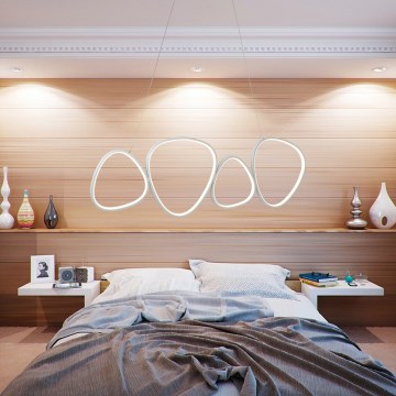 ONLI - LED Luster na lanku ROMEO LED/48W/230V 4000K biela