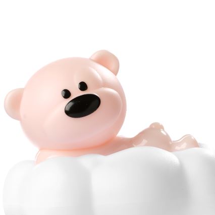 ONLI - LED Nabíjateľné detské nočné svetlo NUVOLINA LED/2,5W/5V 300 mAh medvedík/ružová