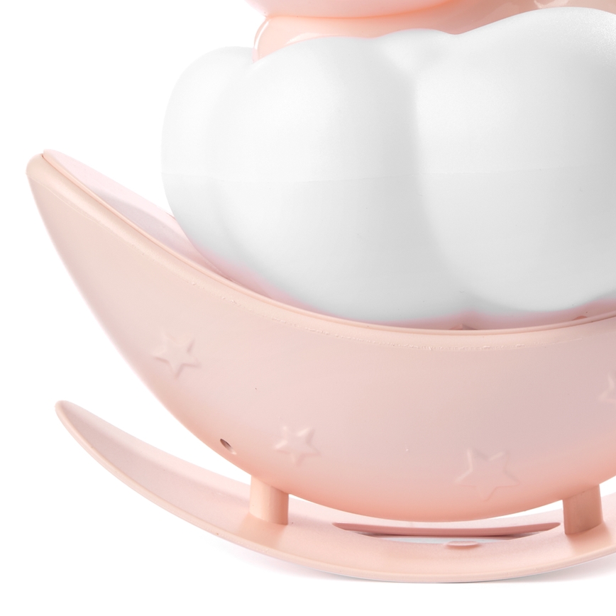 ONLI - LED Nabíjateľné detské nočné svetlo NUVOLINA LED/2,5W/5V 300 mAh medvedík/ružová