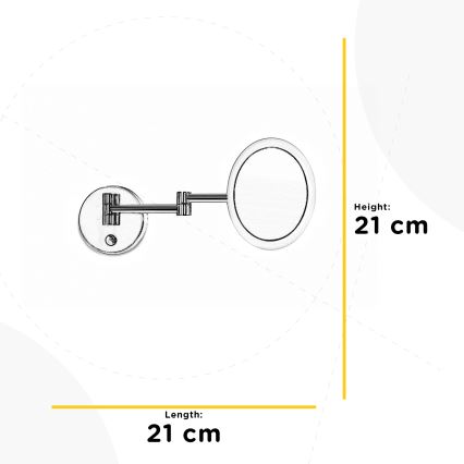 ONLI - LED Nástenné kosmetické zrkadielko RIM LED/4,2W/230V 4000K IP44