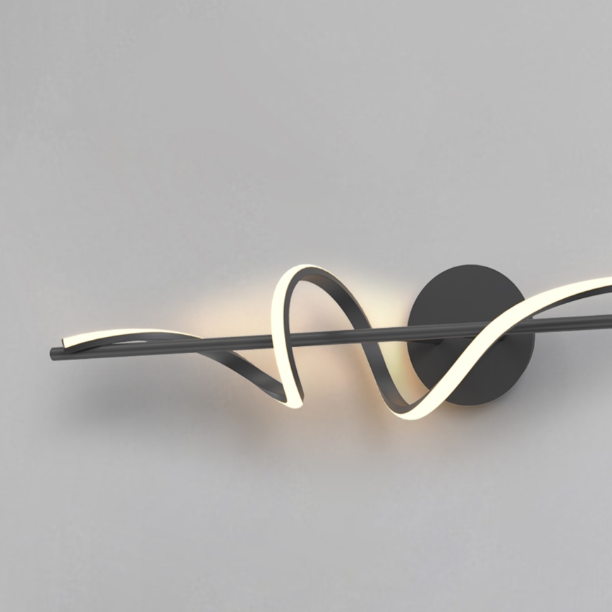 ONLI - LED Nástenné svietidlo TWIST LED/25W/230V 4000K čierna