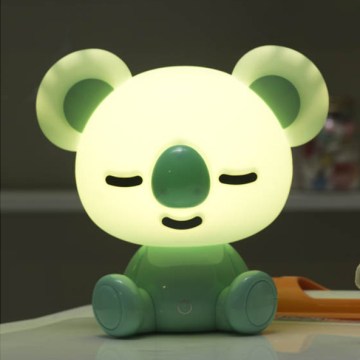 ONLI - LED stmievateľná detská nočná lampička PUPPIES LED/3W/230V 20 cm koala/zelená