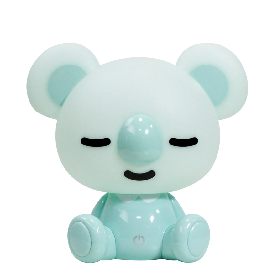 ONLI - LED stmievateľná detská nočná lampička PUPPIES LED/3W/230V 20 cm koala/zelená