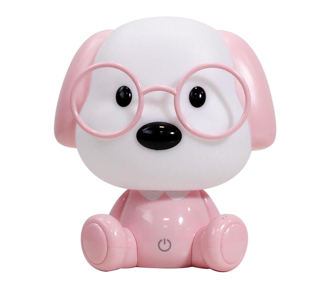 ONLI - LED stmievateľná detská nočná lampička PUPPIES LED/3W/230V 20 cm pes/ružová 075/LR