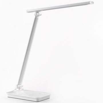 ONLI - LED Stmievateľná dotyková stolná lampa s USB portem DESKI LED/7W/230V 4000K biela