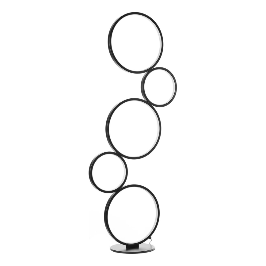 ONLI - LED stojacia lampa RINGS LED/58W/230V 4000K čierna