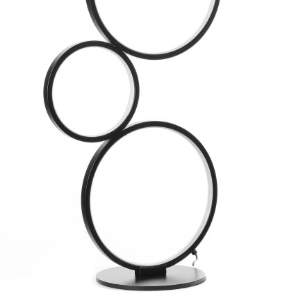 ONLI - LED stojacia lampa RINGS LED/58W/230V 4000K čierna