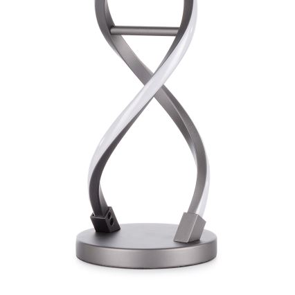 ONLI - LED Stolná lampa DNA LED/12W/230V 4000K 48,5 cm strieborná