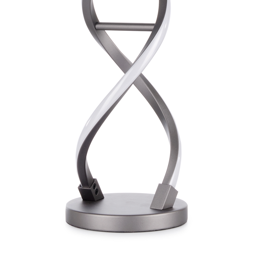 ONLI - LED Stolná lampa DNA LED/12W/230V 4000K 48,5 cm strieborná