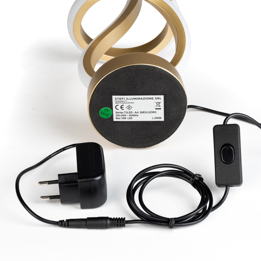 ONLI - LED Stolná lampa KIRA LED/12W/230V 4000K 38,5 cm zlatá