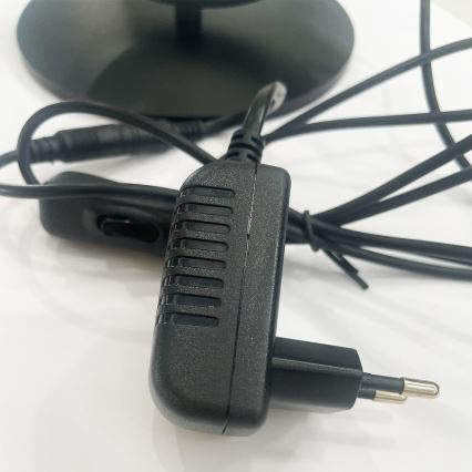 ONLI - LED stolná lampa RINGS LED/17W/230V 4000K 37 cm čierna