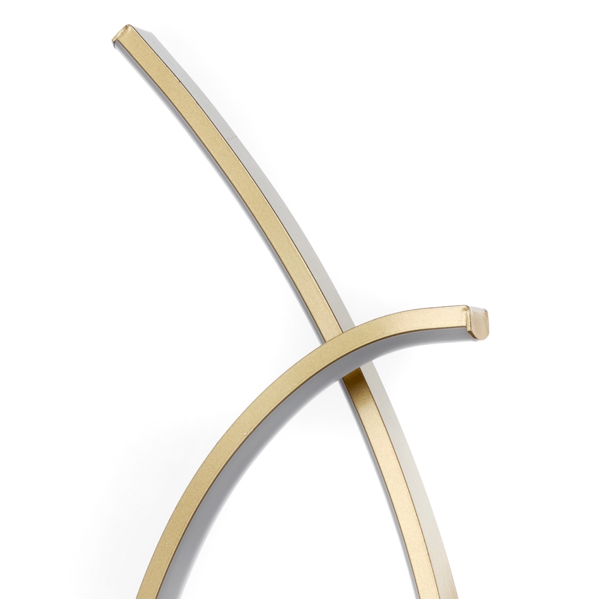 ONLI - LED Stolná lampa SIGN LED/12W/230V 4000K 43 cm zlatá