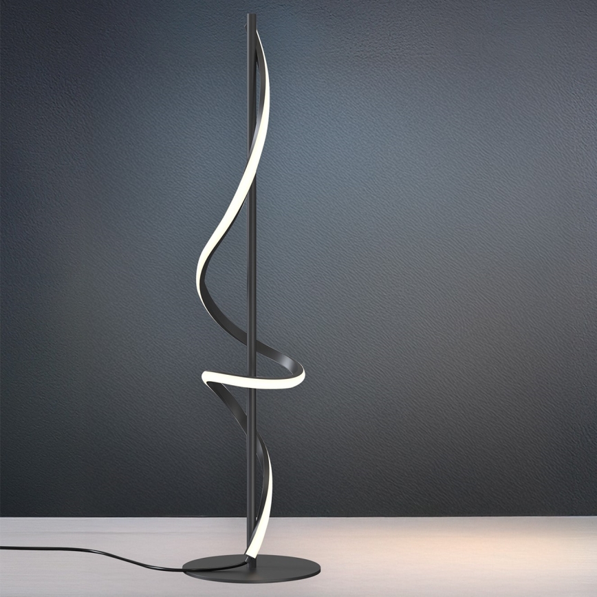 ONLI - LED Stolná lampa TWIST LED/16W/230V 4000K 81 cm čierna