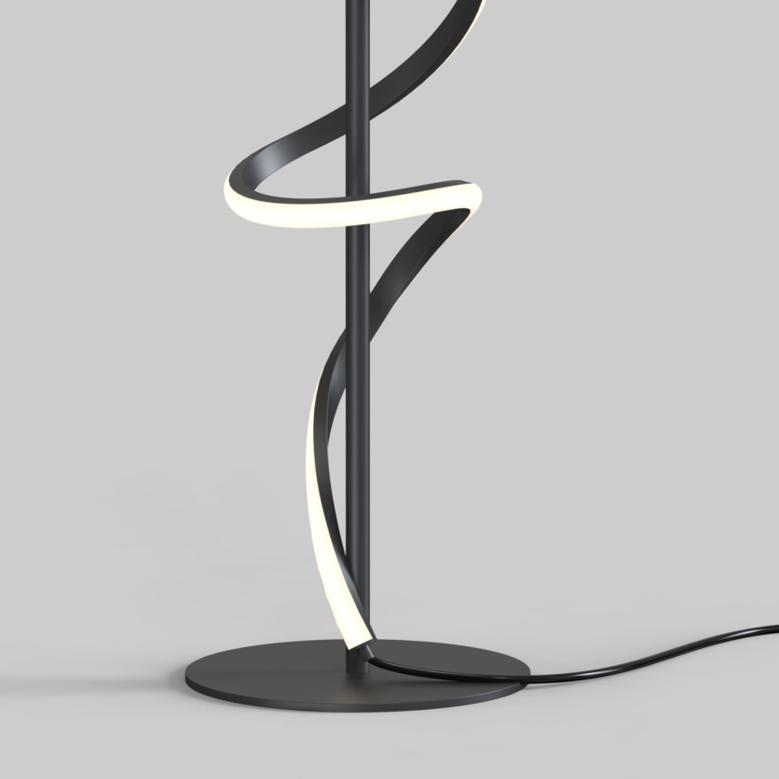 ONLI - LED Stolná lampa TWIST LED/16W/230V 4000K 81 cm čierna
