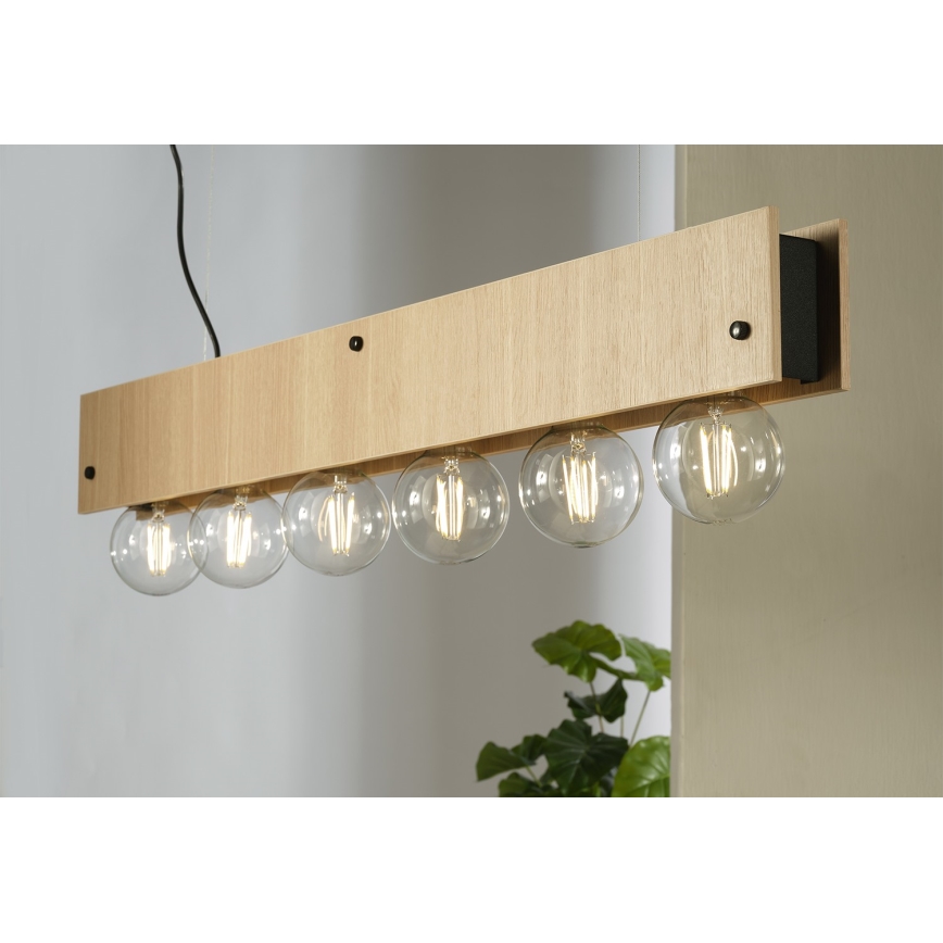 ONLI - Luster na lanku ARGO 6xE27/22W/230V béžová