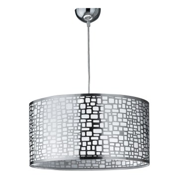 ONLI - Luster na lanku BRUCE 1xE27/15W/230V pr. 45 cm matný chróm