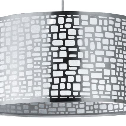 ONLI - Luster na lanku BRUCE 1xE27/15W/230V pr. 45 cm matný chróm