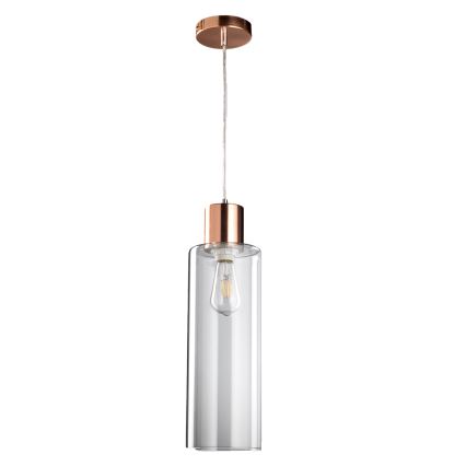 ONLI - Luster na lanku DODO 1xE27/22W/230V medená