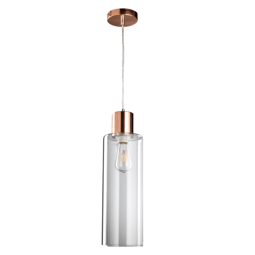 ONLI - Luster na lanku DODO 1xE27/22W/230V medená