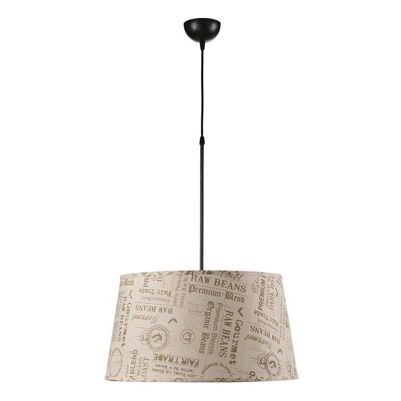 ONLI - Luster na lanku MAIDA 1xE27/15W/230V pr. 50 cm hnedá