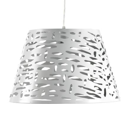 ONLI - Luster na lanku RICKY 1xE27/15W/230V pr. 40 cm biela