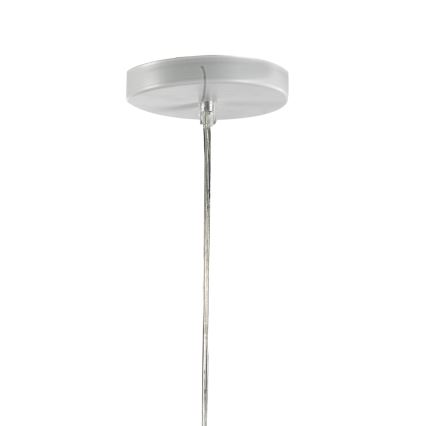 ONLI - Luster na lanku RICKY 1xE27/15W/230V pr. 40 cm biela