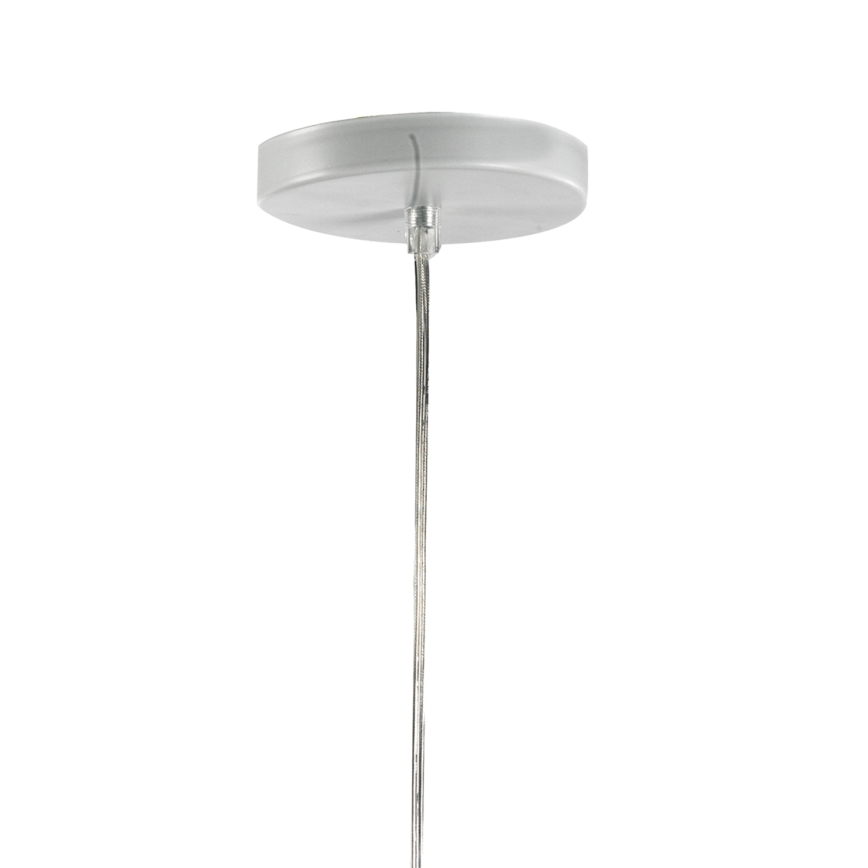 ONLI - Luster na lanku RICKY 1xE27/15W/230V pr. 40 cm biela