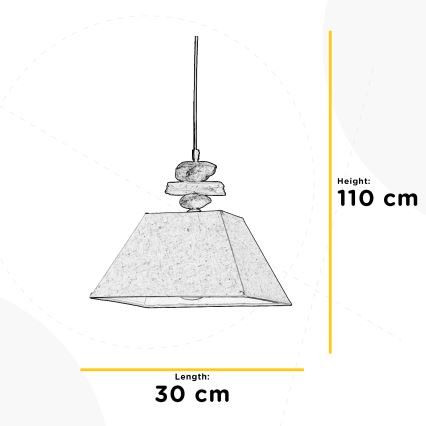 ONLI - Luster na lanku SEREGON 1xE27/22W/230V