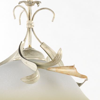 ONLI - Luster na reťazi LUCREZIA 1xE27/22W/230V krémová