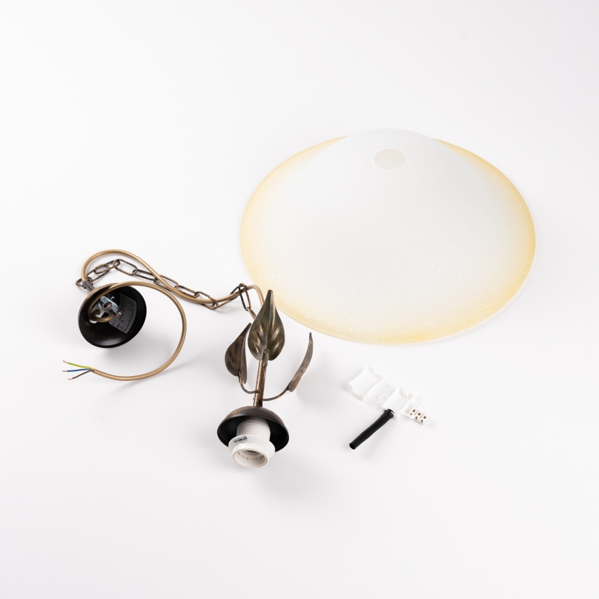 ONLI - Luster na reťazi MIRA 1xE27/22W/230V pr. 40 cm