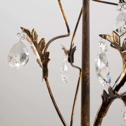 ONLI - Luster na reťazi TERESA 3xE14/6W/230V bronzová