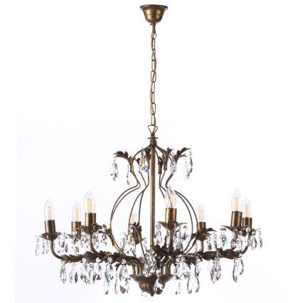 ONLI - Luster na reťazi TERESA 8xE14/6W/230V bronzová