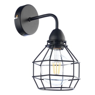 ONLI - Nástenné svietidlo SPIDER 1xE27/15W/230V čierna