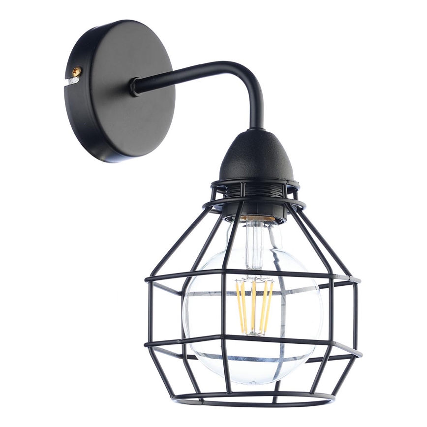 ONLI - Nástenné svietidlo SPIDER 1xE27/15W/230V čierna