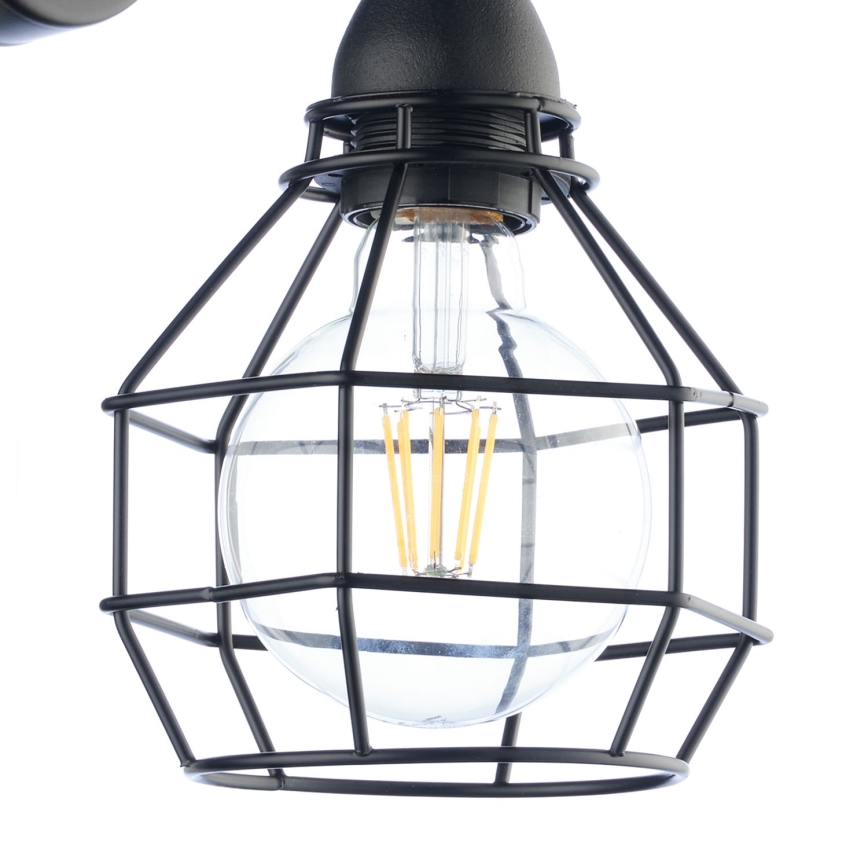 ONLI - Nástenné svietidlo SPIDER 1xE27/15W/230V čierna