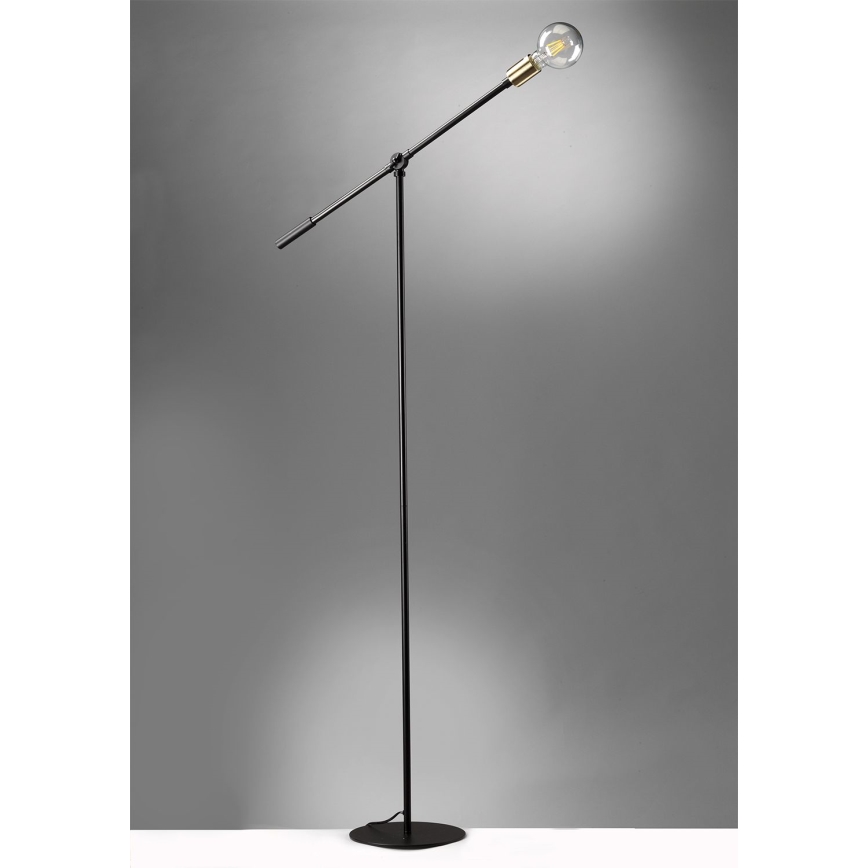 ONLI - Stojacia lampa ASTE 1xE27/15W/230V čierna/zlatá