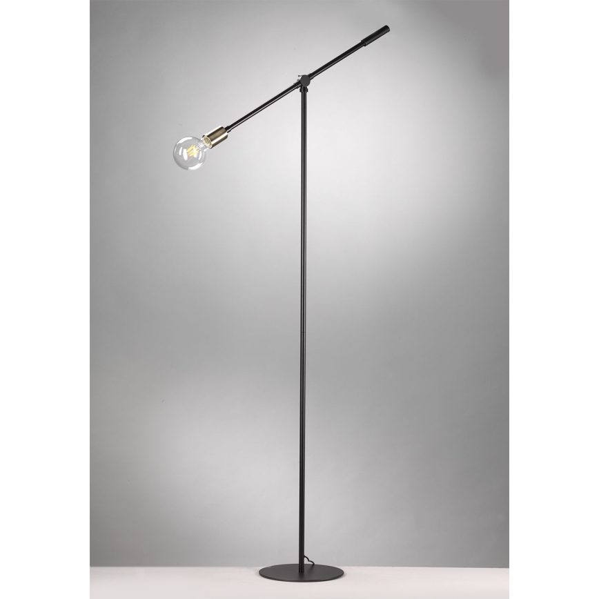 ONLI - Stojacia lampa ASTE 1xE27/15W/230V čierna/zlatá