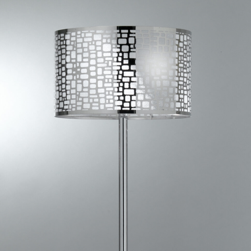ONLI - Stojacia lampa BRUCE 1xE27/15W/230V matný chróm