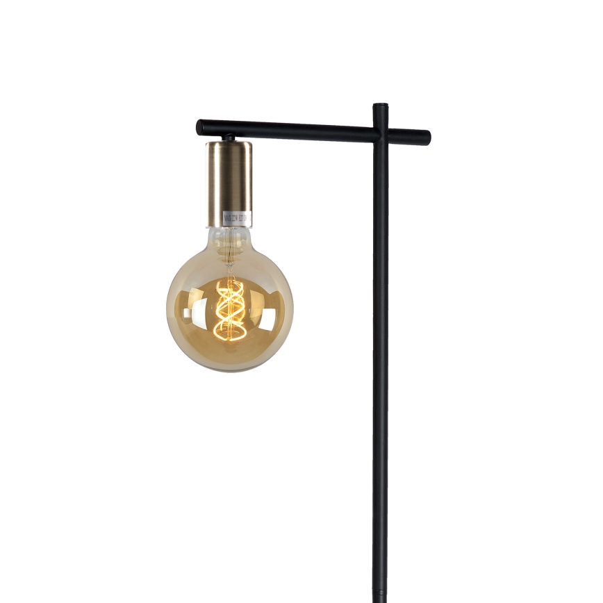 ONLI - Stojacia lampa CROSS 1xE27/22W/230V čierna/mosadz