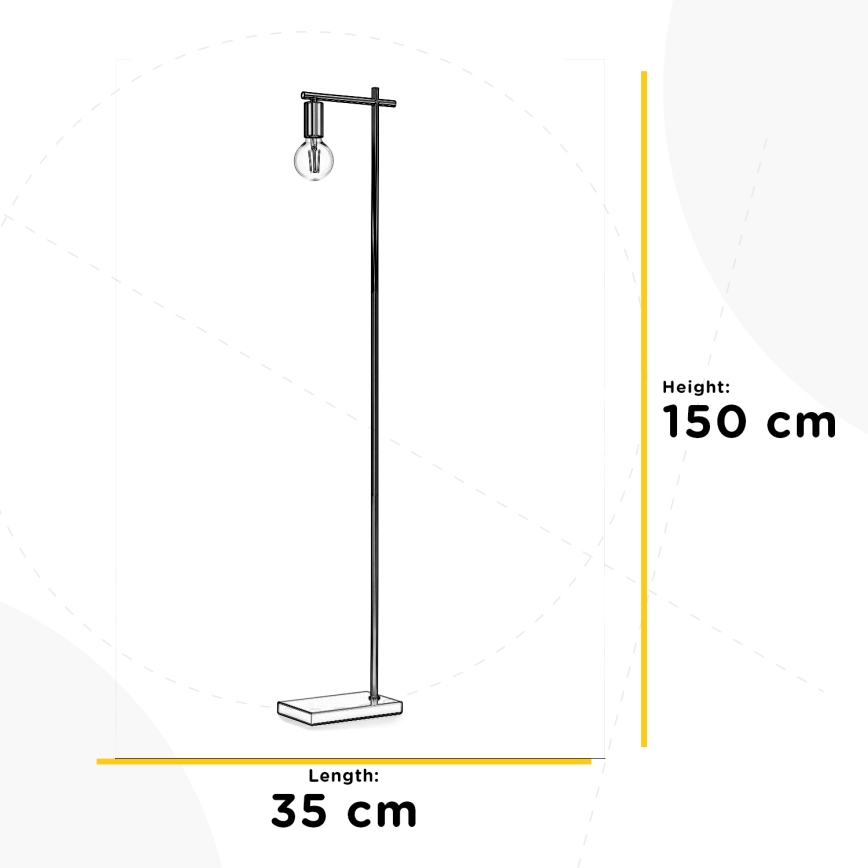 ONLI - Stojacia lampa CROSS 1xE27/22W/230V