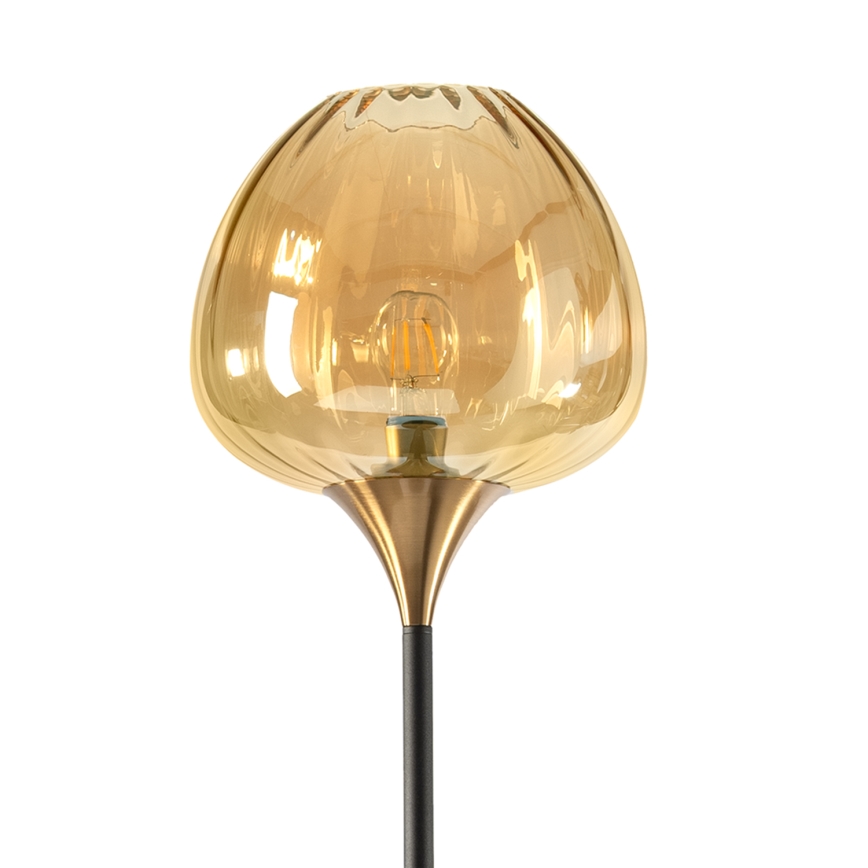 ONLI - Stojacia lampa ELIDE 1xE27/15W/230V čierna/medená