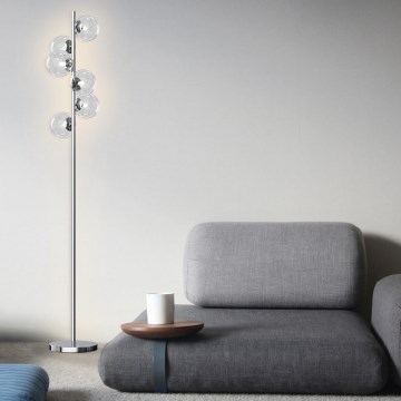 ONLI - Stojacia lampa KIMBERLY 6xG9/6W/230V lesklý chróm