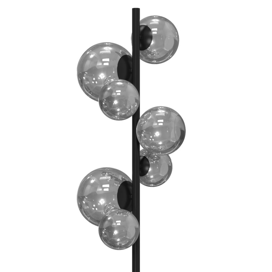 ONLI - Stojacia lampa PALOMA 7xG9/10W/230V čierna/dymová