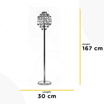 ONLI - Stojacia lampa RUBEN 2xE27/22W/230V