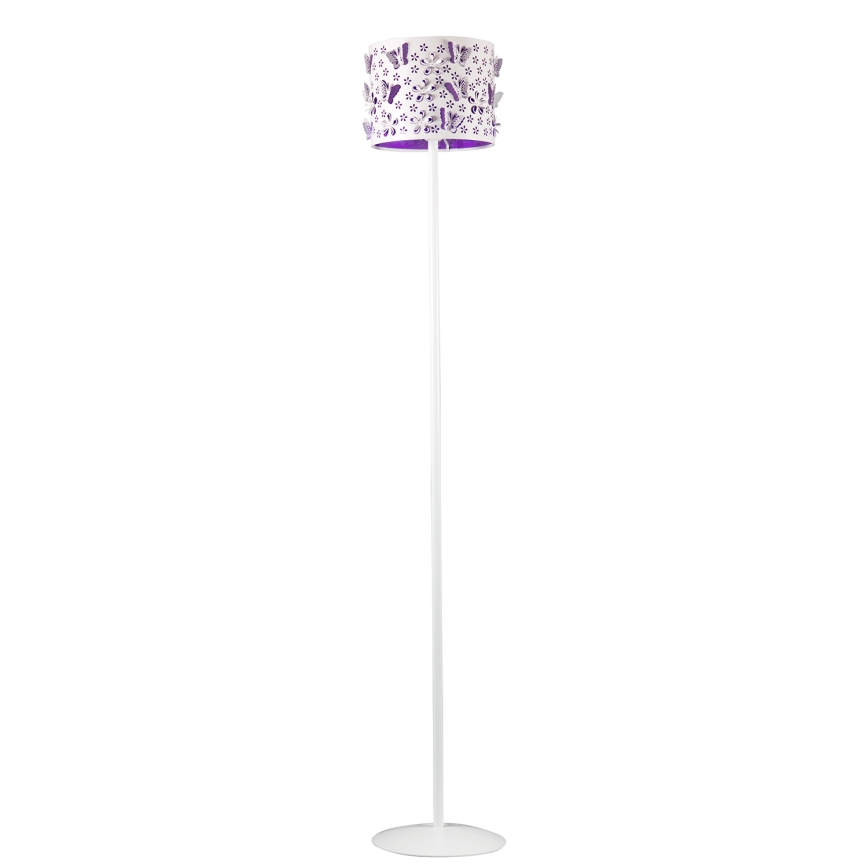 ONLI - Stojacia lampa TITILLA 1xE27/22W/230V fialová/biela