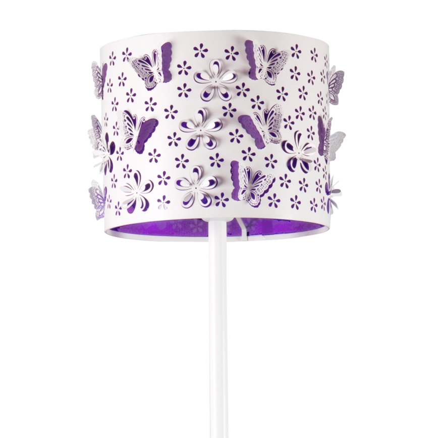 ONLI - Stojacia lampa TITILLA 1xE27/22W/230V fialová/biela